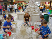 Teaching-sand-carving